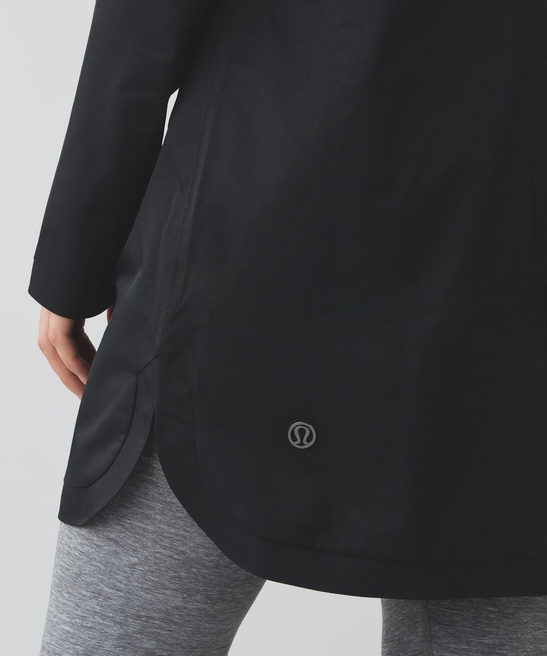 Lululemon espresso ziggy snake definitely raining jacket - Agent Athletica