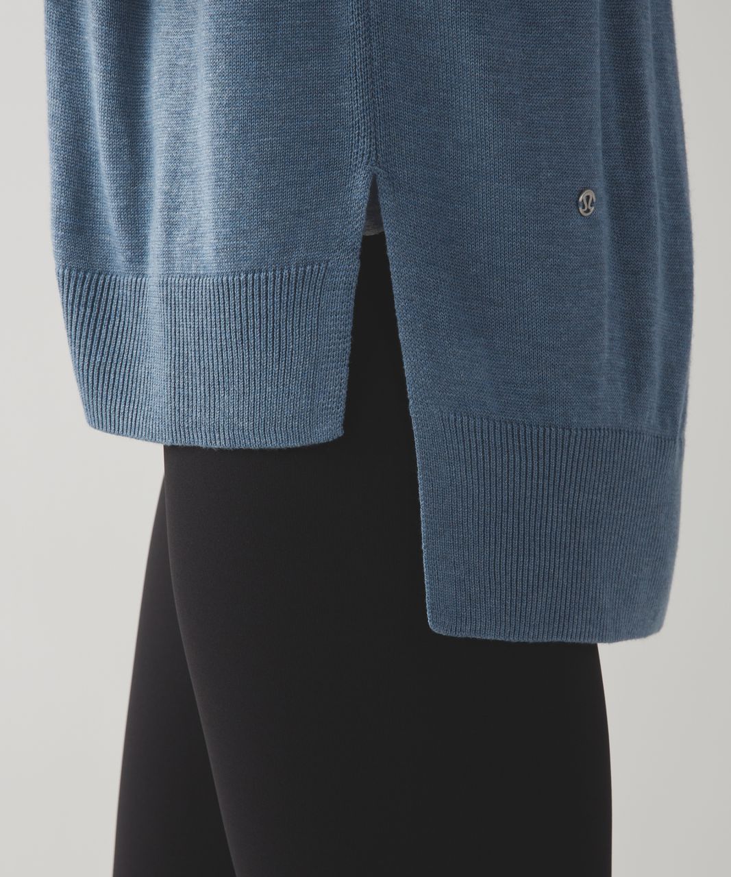 Lululemon Post Savasana Pullover - Heathered Blue Denim