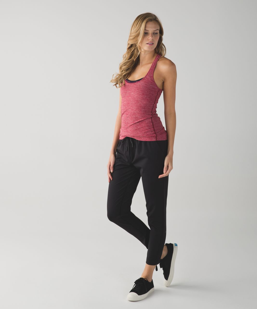 Lululemon Cool Racerback - Heathered Cranberry