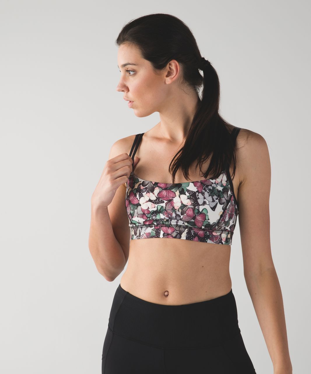 Butterfly Strappy Sports Bra