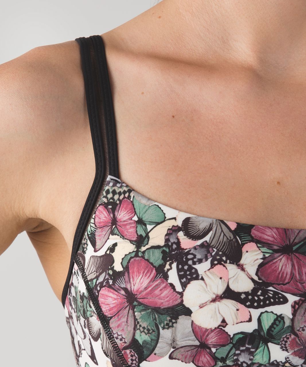 Berry/Black butterfly sports bra – Flipped Lab