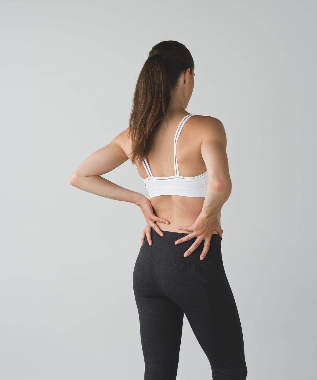 Lululemon Straight Up Bra - Ace Spot White Black / Dottie Dash