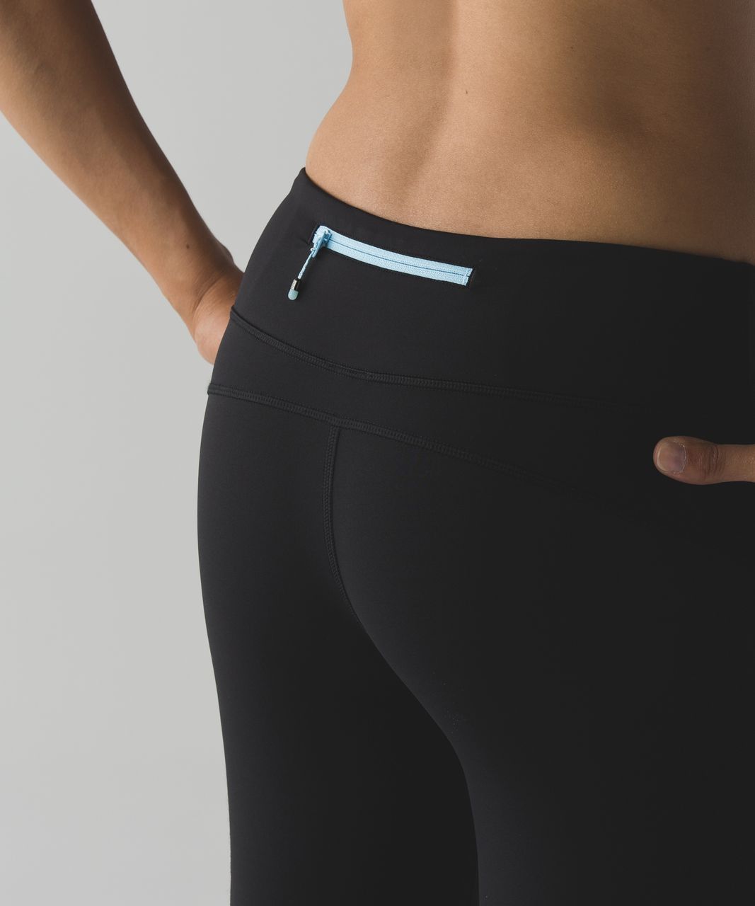 Lululemon Run The World 7/8 Tight - Black / Exploded So Fly Butterfly Angel Wing Black / Wee Stripe Black Heathered Black