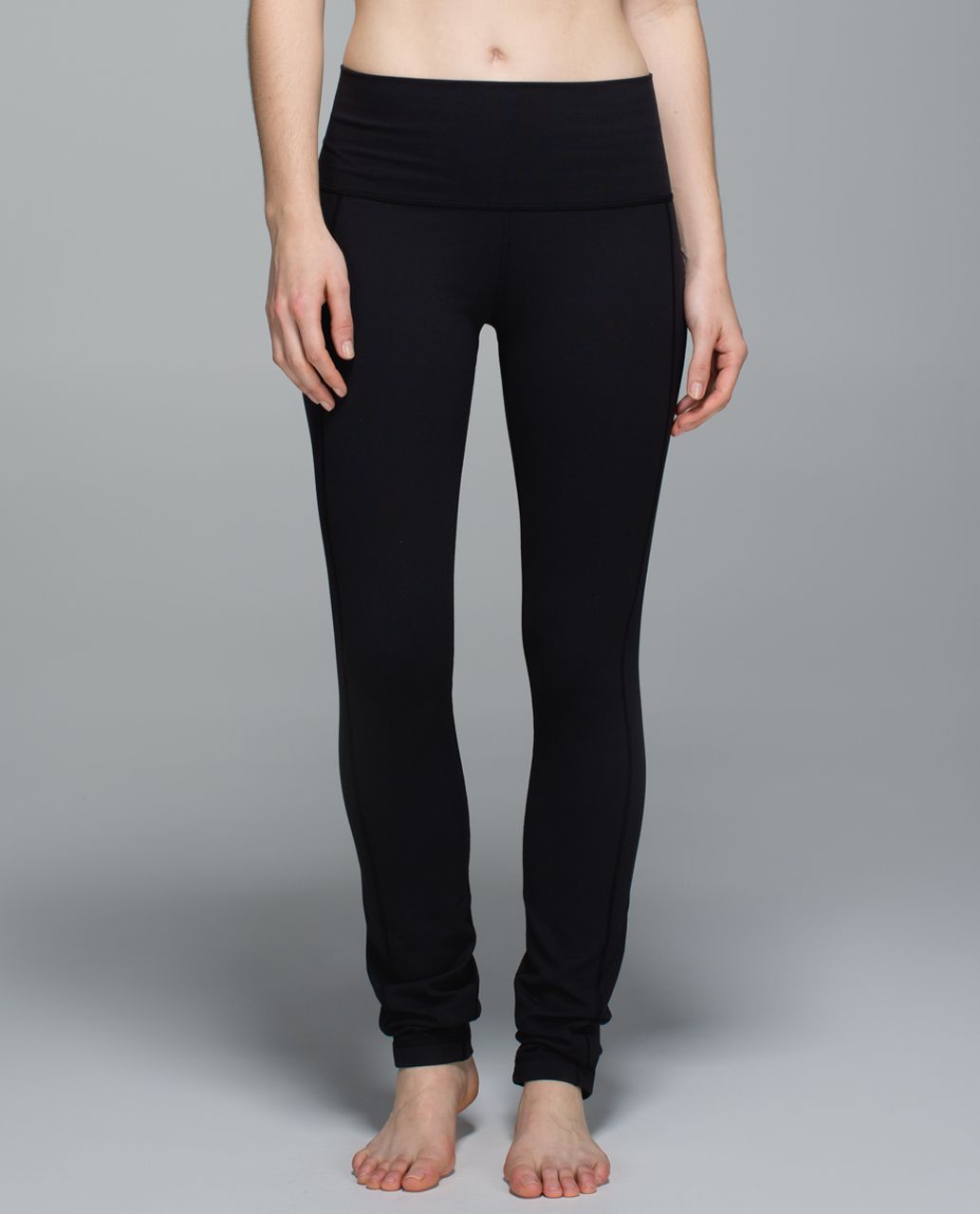 Lululemon Groove Pant (Tall) *Full-On Luon - Black / Quilt Winter