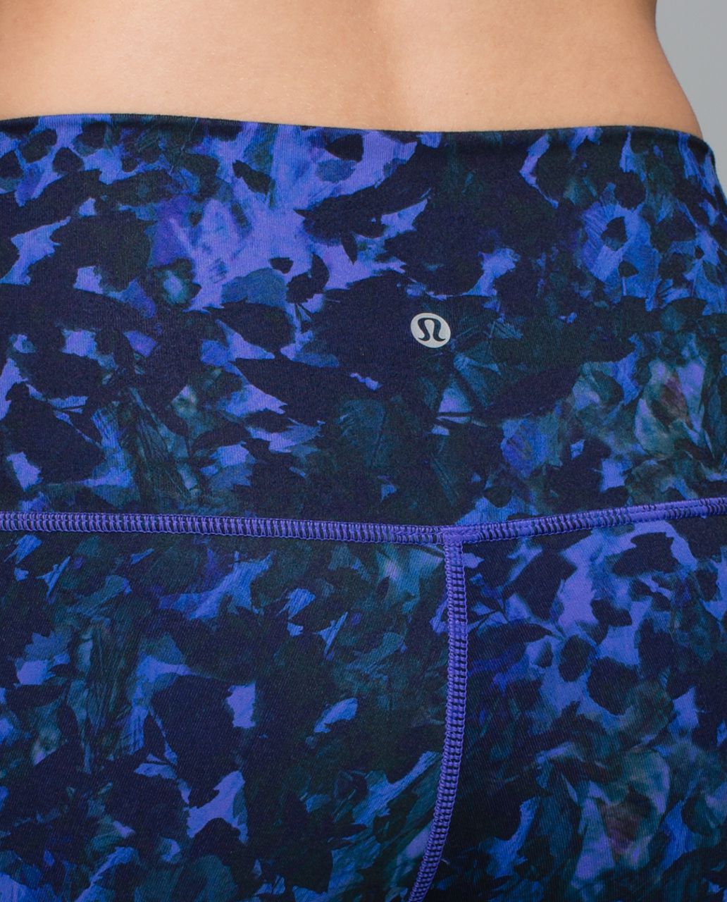 lululemon athletica, Pants & Jumpsuits, Lululemon Wunder Under Pant Floral  Sport Backdrop Iris Flower Multi