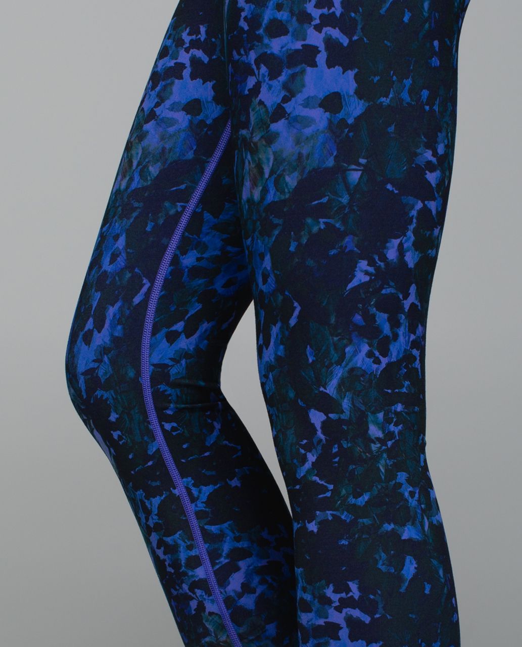 Lululemon Wunder Under Pant *Full-On Luon (Roll Down) - Floral Sport  Backdrop Iris Flower Multi - lulu fanatics