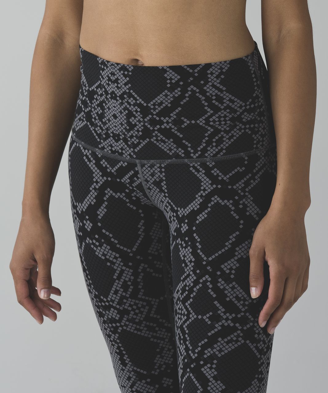 Lululemon Wunder Under Pant *Full-On Luon (Hi-Rise) - Simply Ziggy Snake Slate Deep Coal