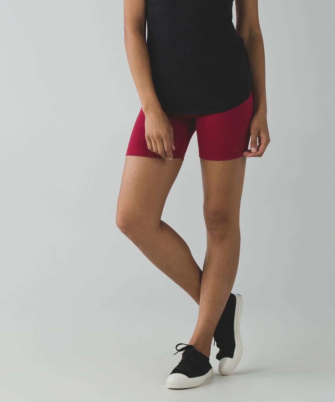 Lululemon Groove Short II (Roll Down - Regular) - Cranberry