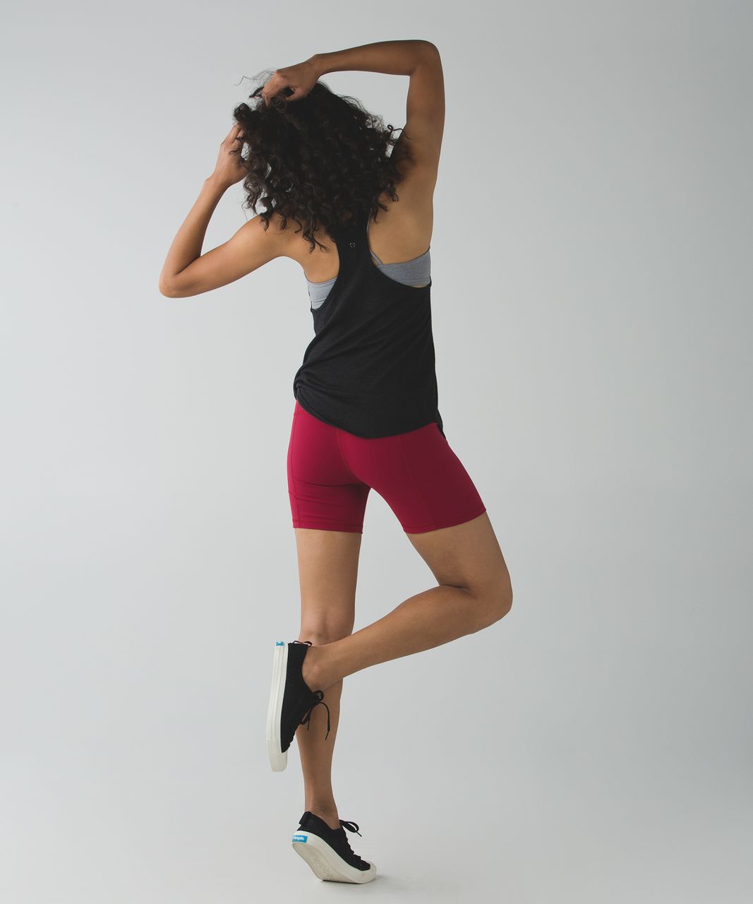 Lululemon Groove Short II (Roll Down - Regular) - Cranberry