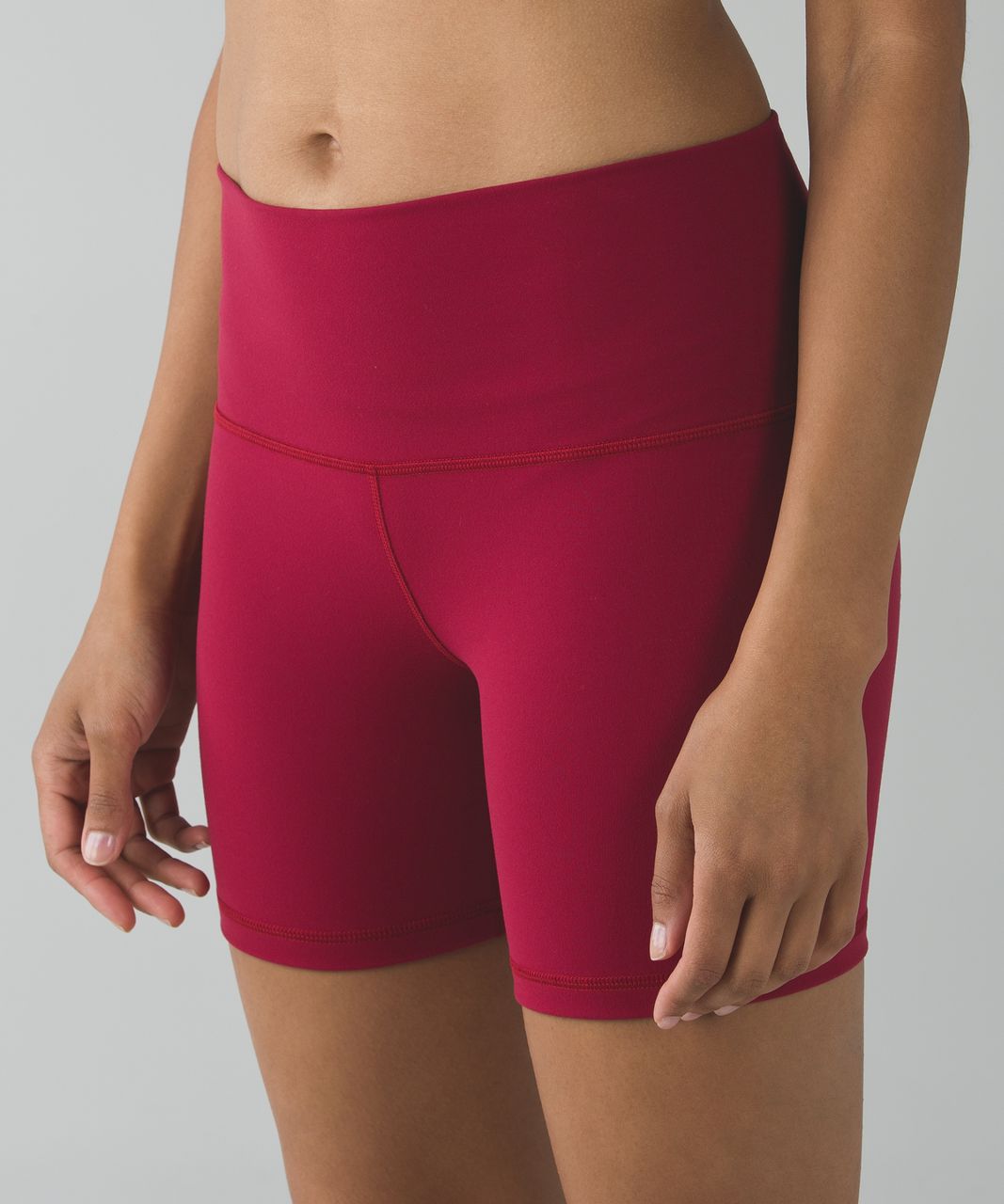 Lululemon Groove Short II (Roll Down - Regular) - Cranberry