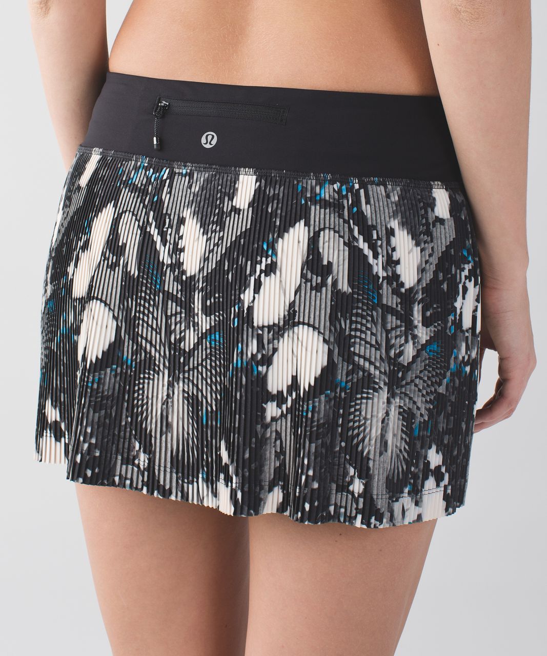 Lululemon Pleat To Street Skirt III - Exploded So Fly Butterfly Angel Wing Black / Black