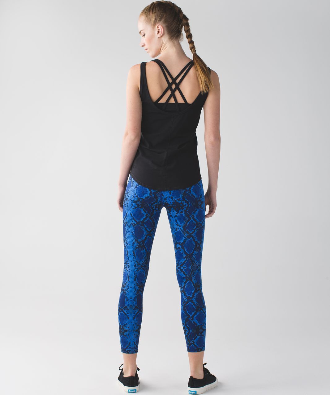 Lululemon High Times Pant *Full-On Luon - Mini Ziggy Snake Pipe Dream Blue Sapphire Blue