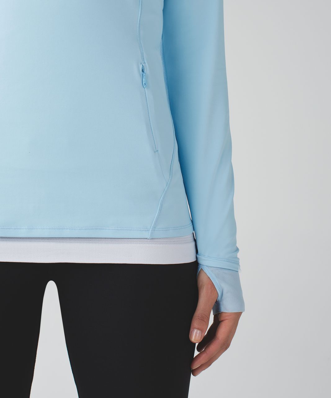 Lululemon Go The Distance 1/2 Zip - Caspian Blue