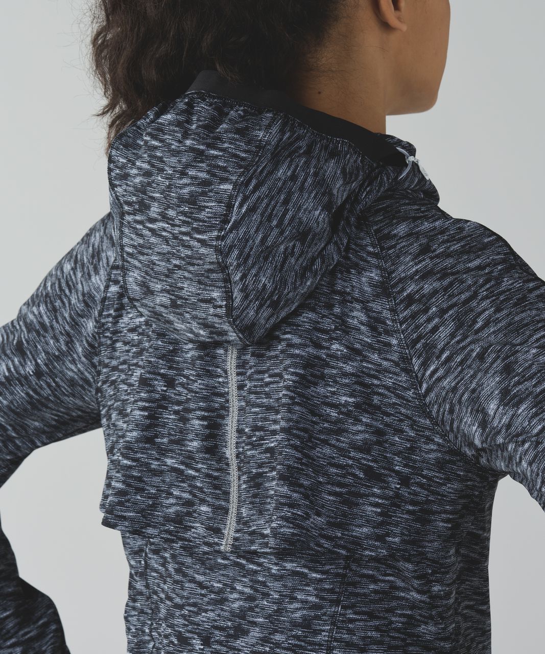 Lululemon Go The Distance Jacket - Dramatic Static White Black