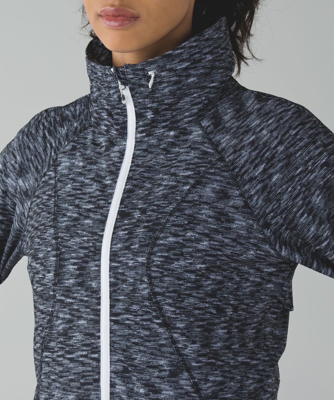 Lululemon Go The Distance Jacket - Dramatic Static White Black