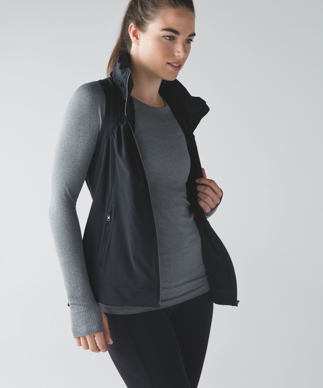 lululemon vest with hood