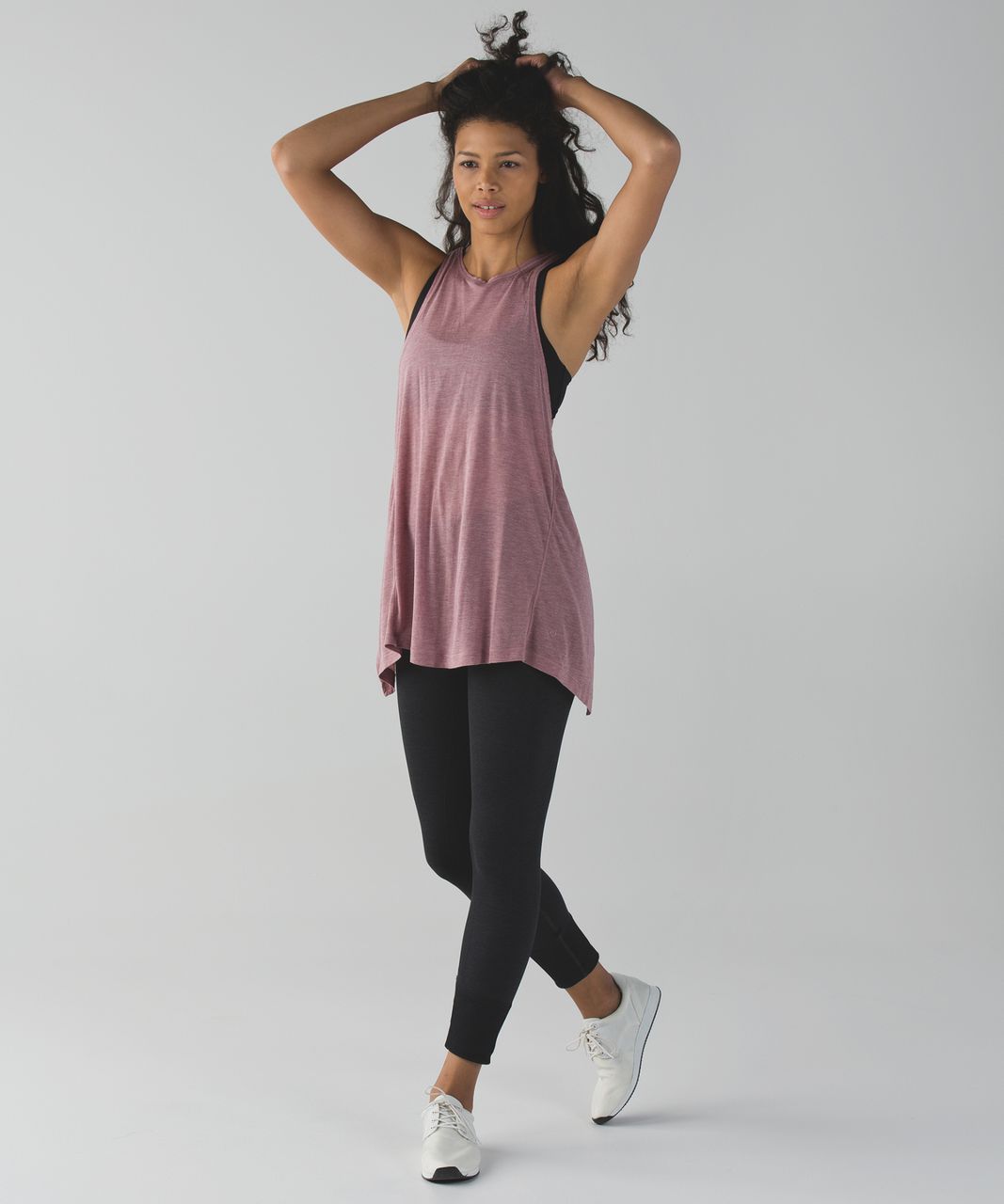 Lululemon Beyond Boundaries Tank - Heathered Mod Chalky Rose