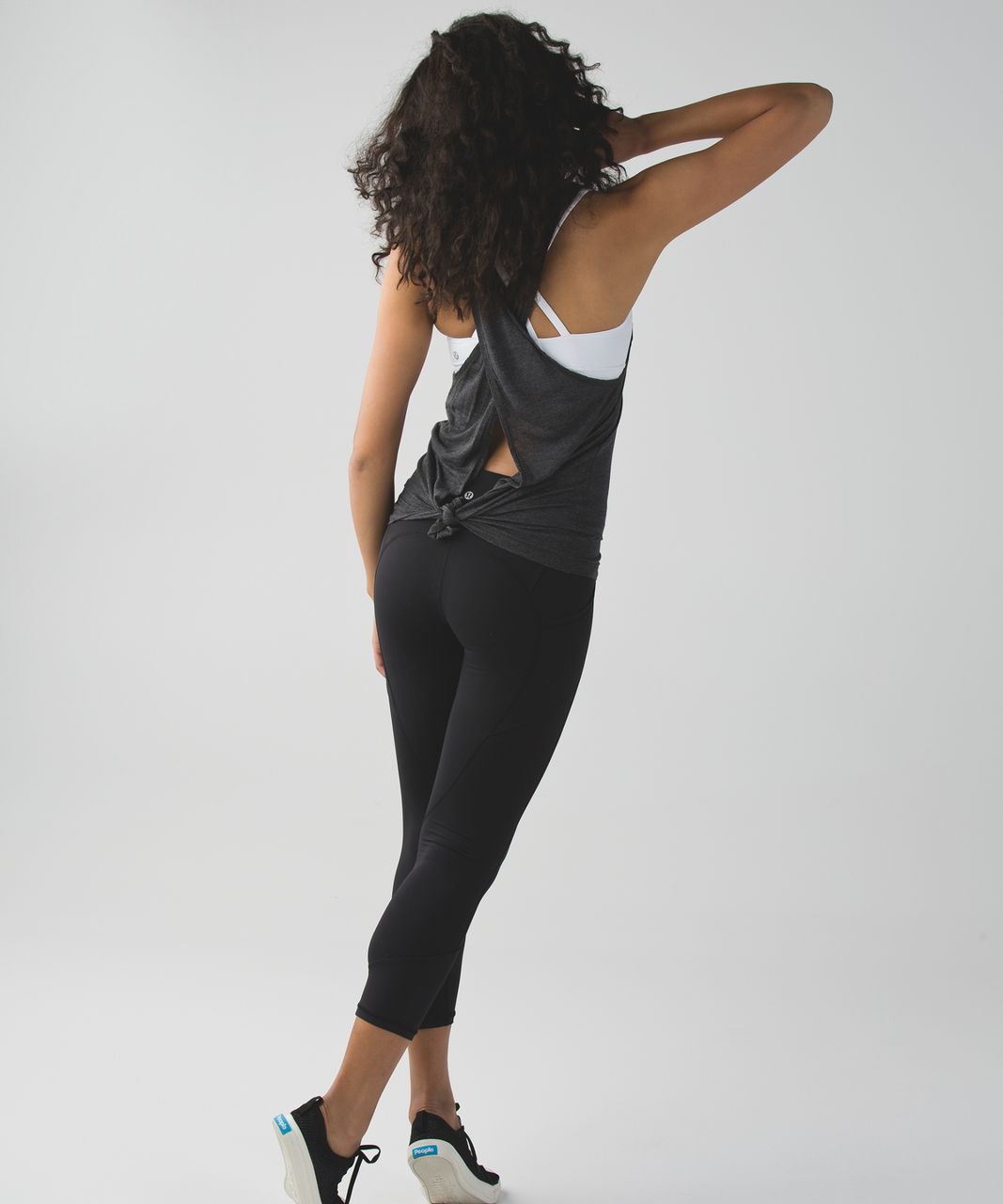 Lululemon Beyond Boundaries Tank - Heathered Mod Black