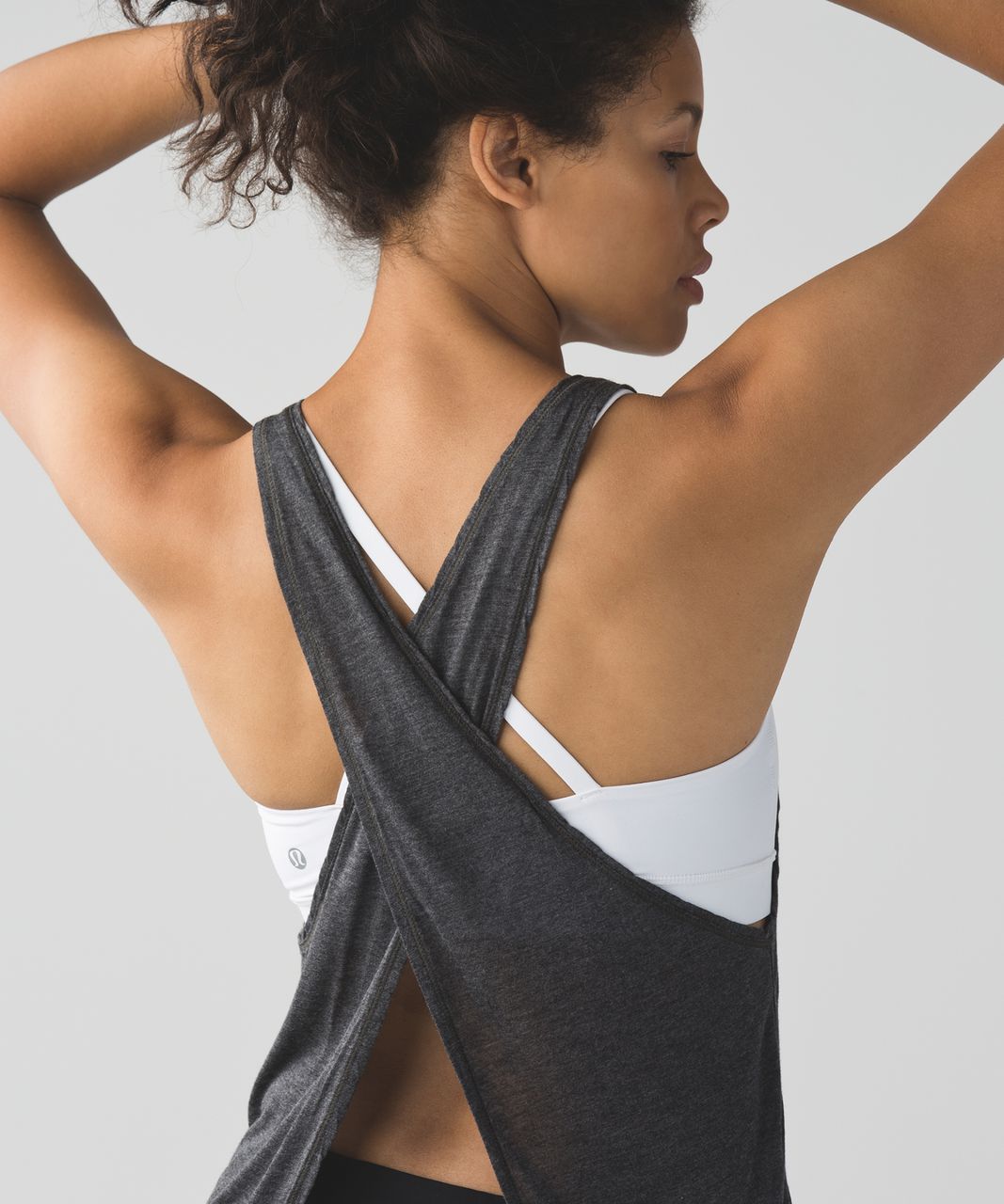 Lululemon Beyond Boundaries Tank - Heathered Mod Black