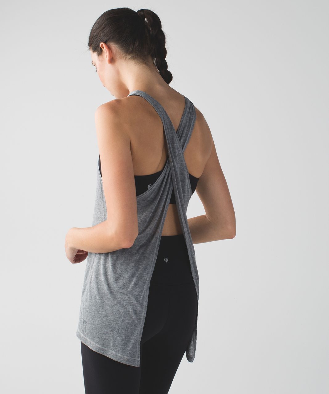 Lululemon Beyond Boundaries Tank - Heathered Mod Medium Grey