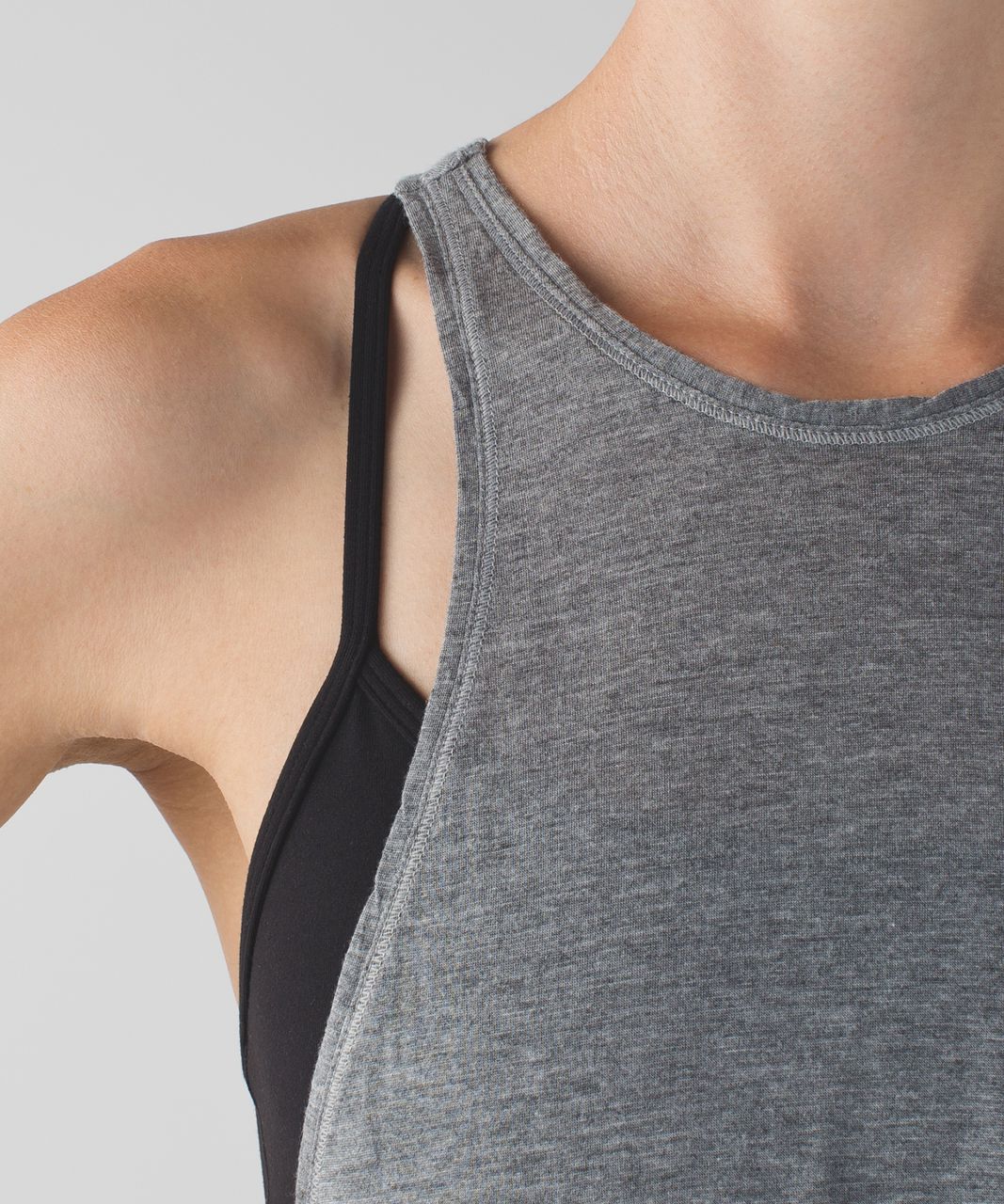 Lululemon Beyond Boundaries Tank - Heathered Mod Medium Grey