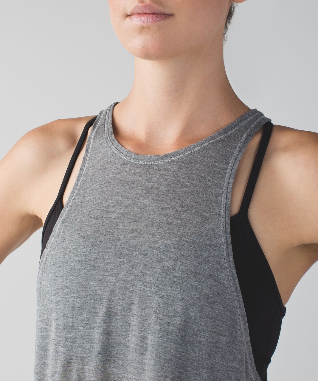 Lululemon Beyond Boundaries Tank - Heathered Mod Medium Grey