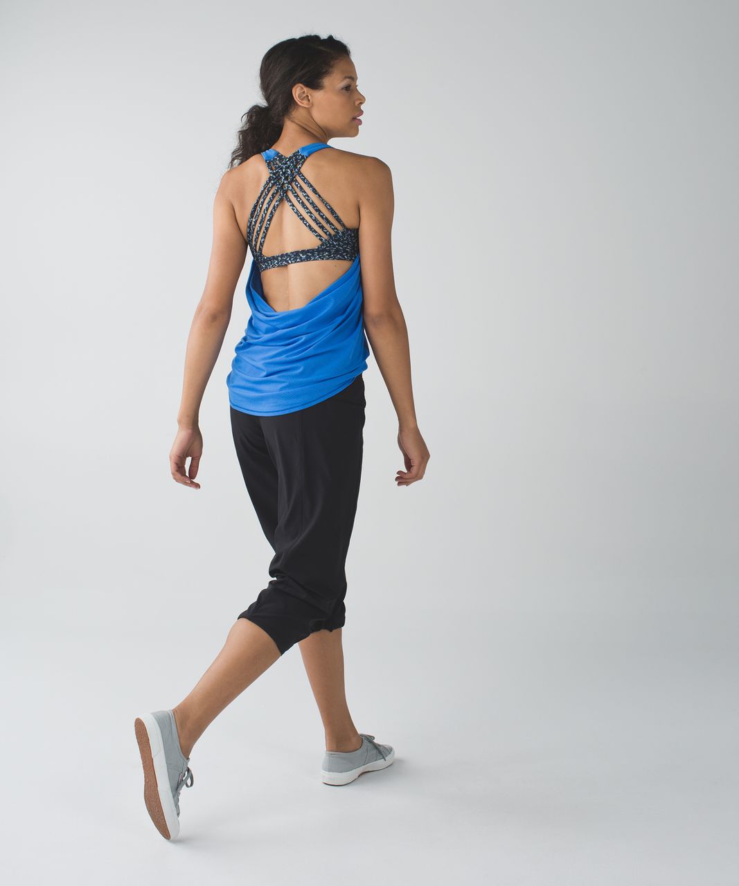 Lululemon Wild Tank - Pipe Dream Blue / Digi Pixie Caspian Blue Black