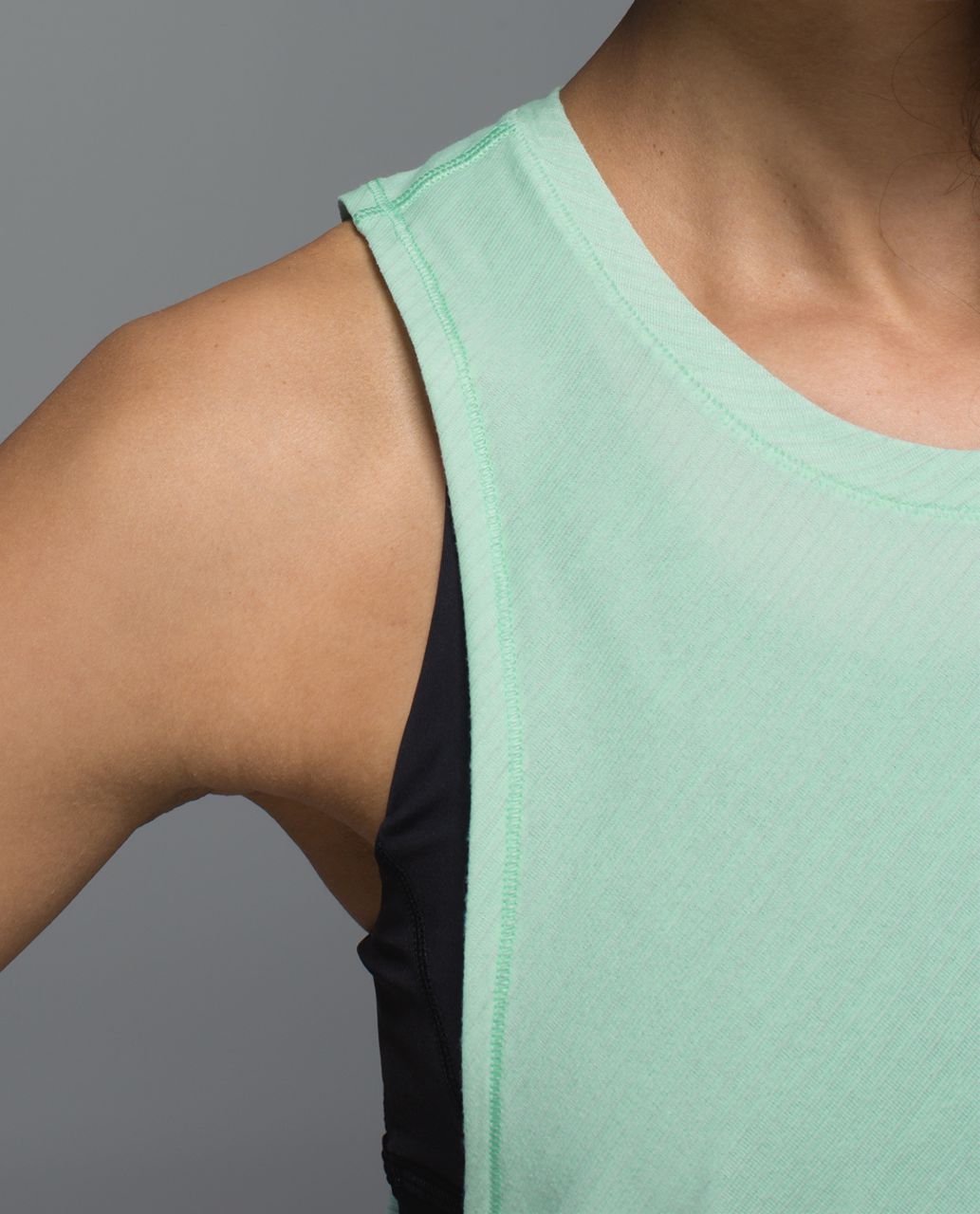 Lululemon Cardio Squad Tank - Heathered Sea Mist