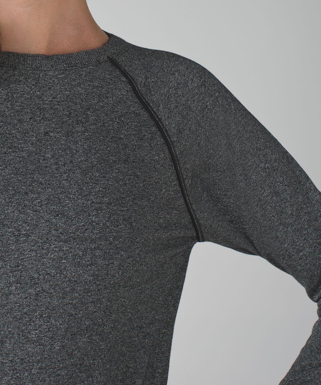 Lululemon Crew Love Pullover - Heathered Speckled Black