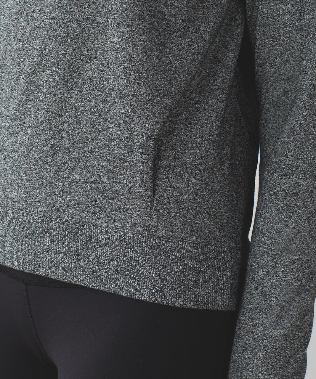 Lululemon Crew Love Pullover - Heathered Speckled Black