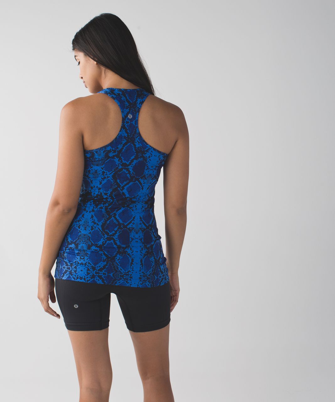 Lululemon Cool Racerback - Mini Ziggy Snake Pipe Dream Blue Sapphire Blue