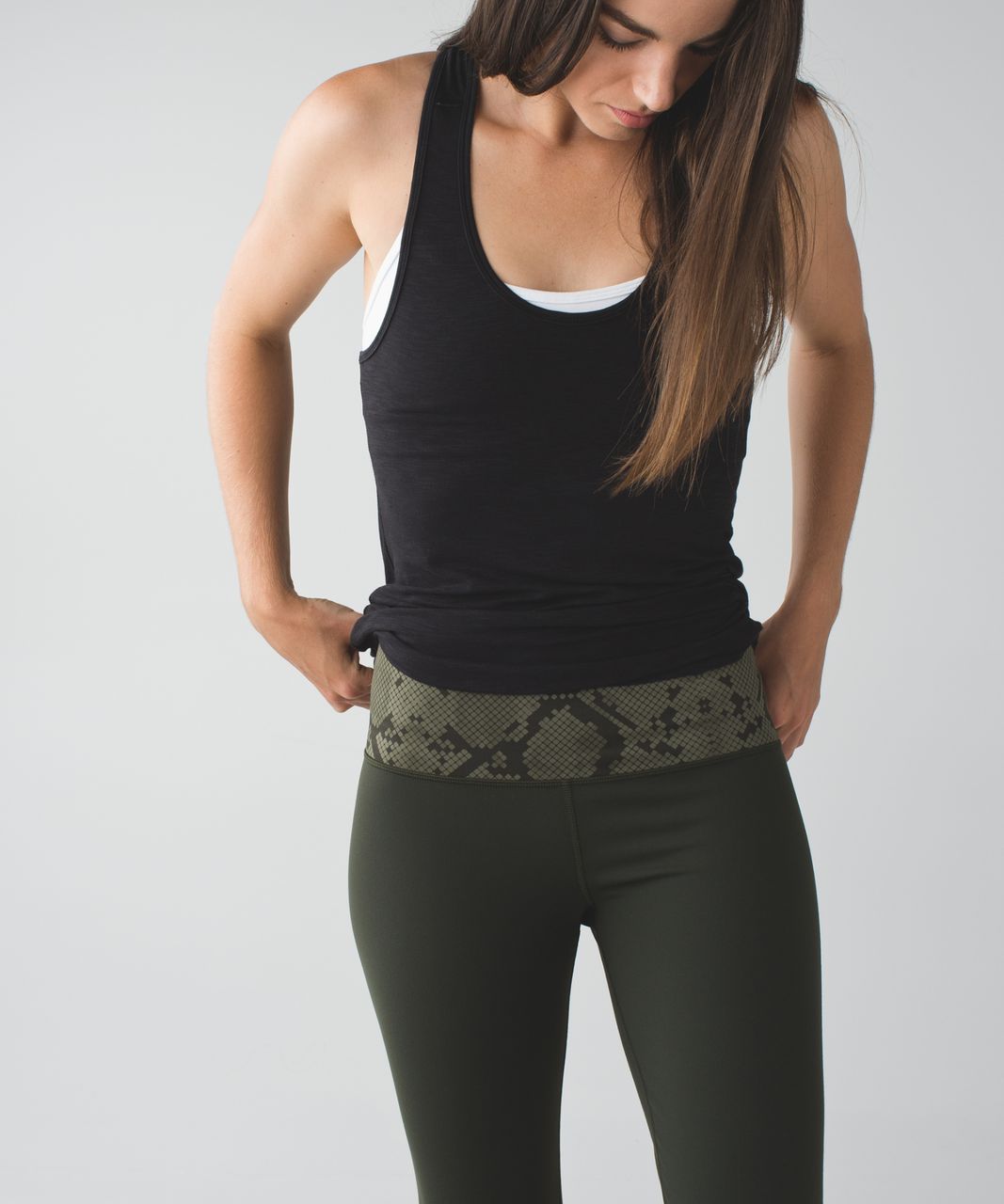 Lululemon Groove Pant III (Regular)   *Full-On Luon - Gator Green / Ziggy Snake Fatigue Green Gator Green