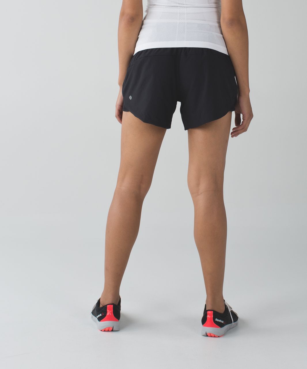 Lululemon Go The Distance Short - Black / Heathered Slate