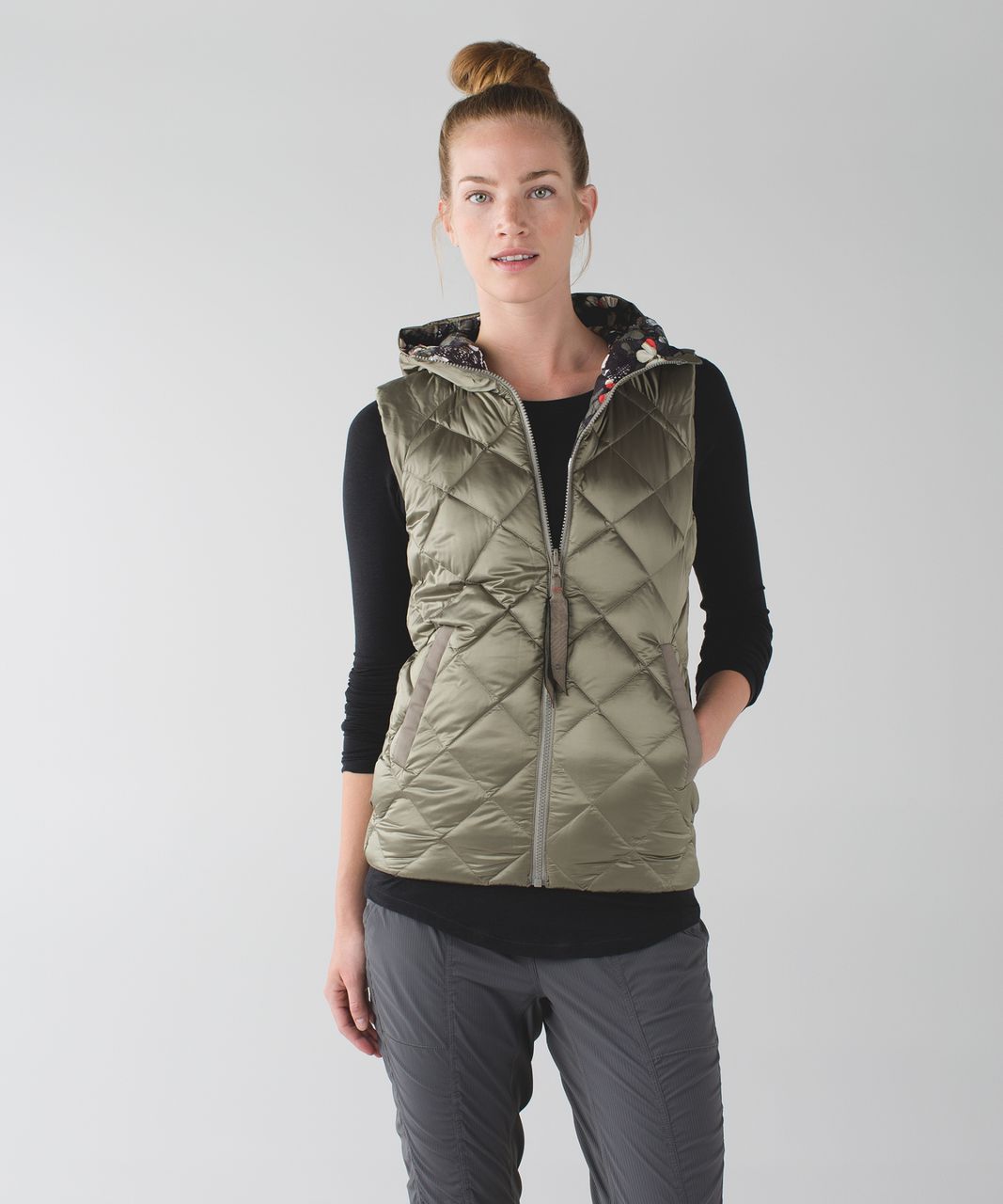 Lululemon The Fluffiest Vest - Soft Earth / So Fly Butterfly