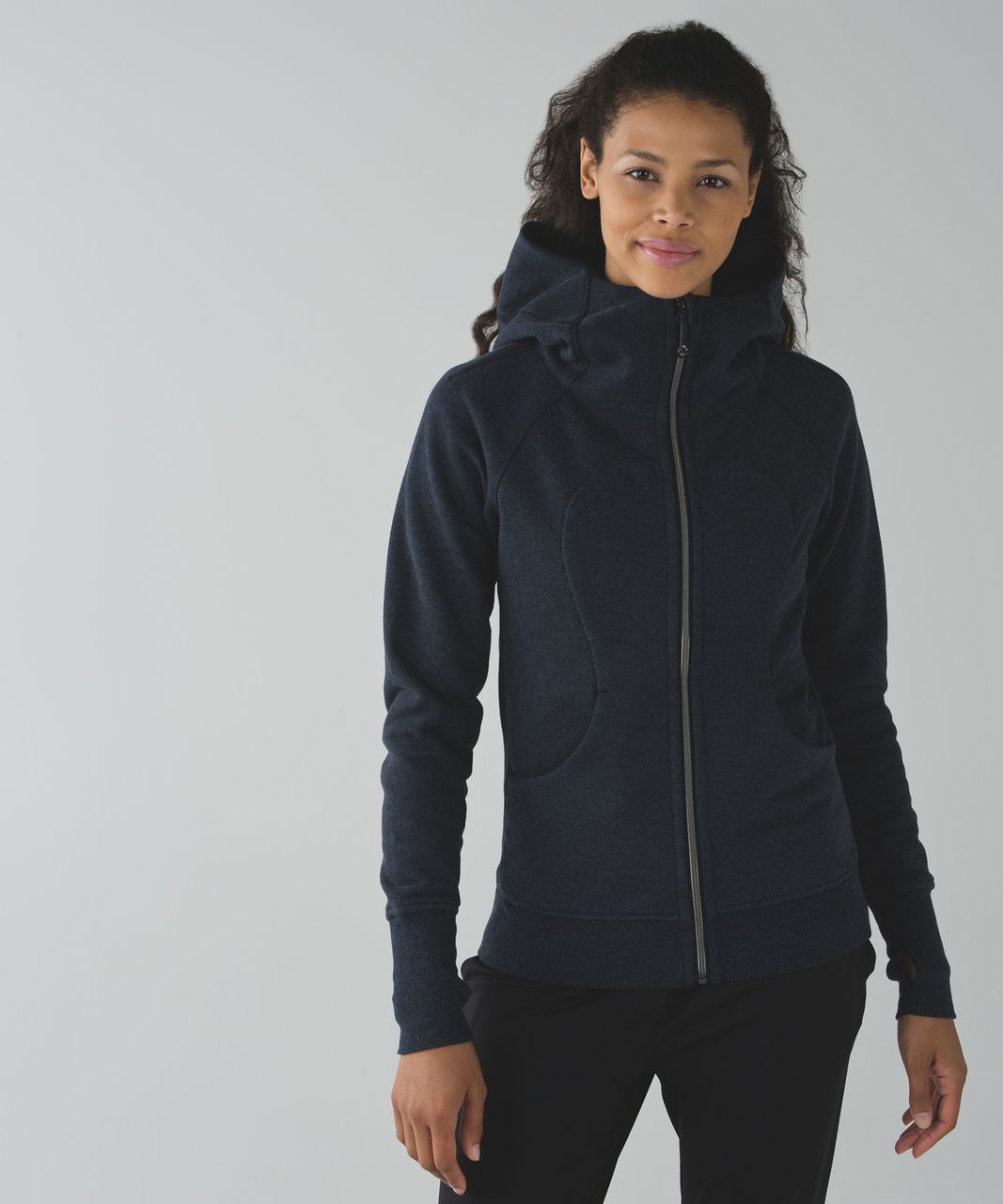 Lululemon Scuba Hoodie III - Heathered White - lulu fanatics