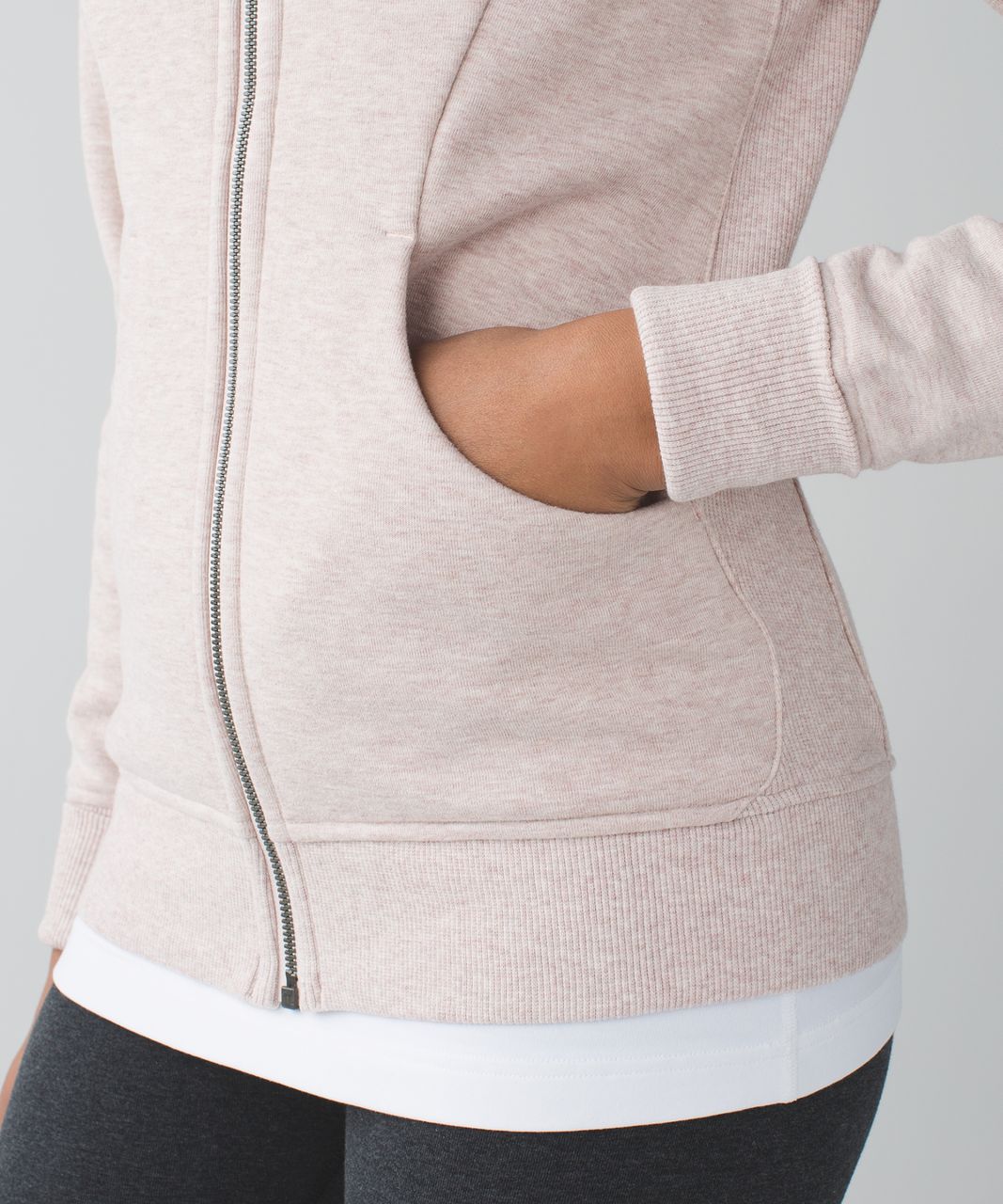 Lululemon Scuba Hoodie III - Heathered Butter Pink