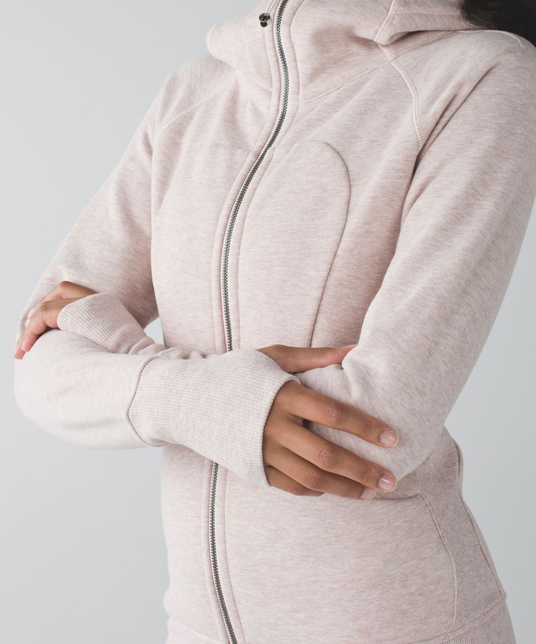 Lululemon Scuba Hoodie III - Heathered Butter Pink