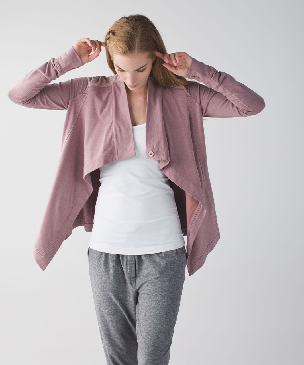 Lululemon Coast Wrap - Heathered Mod Chalky Rose