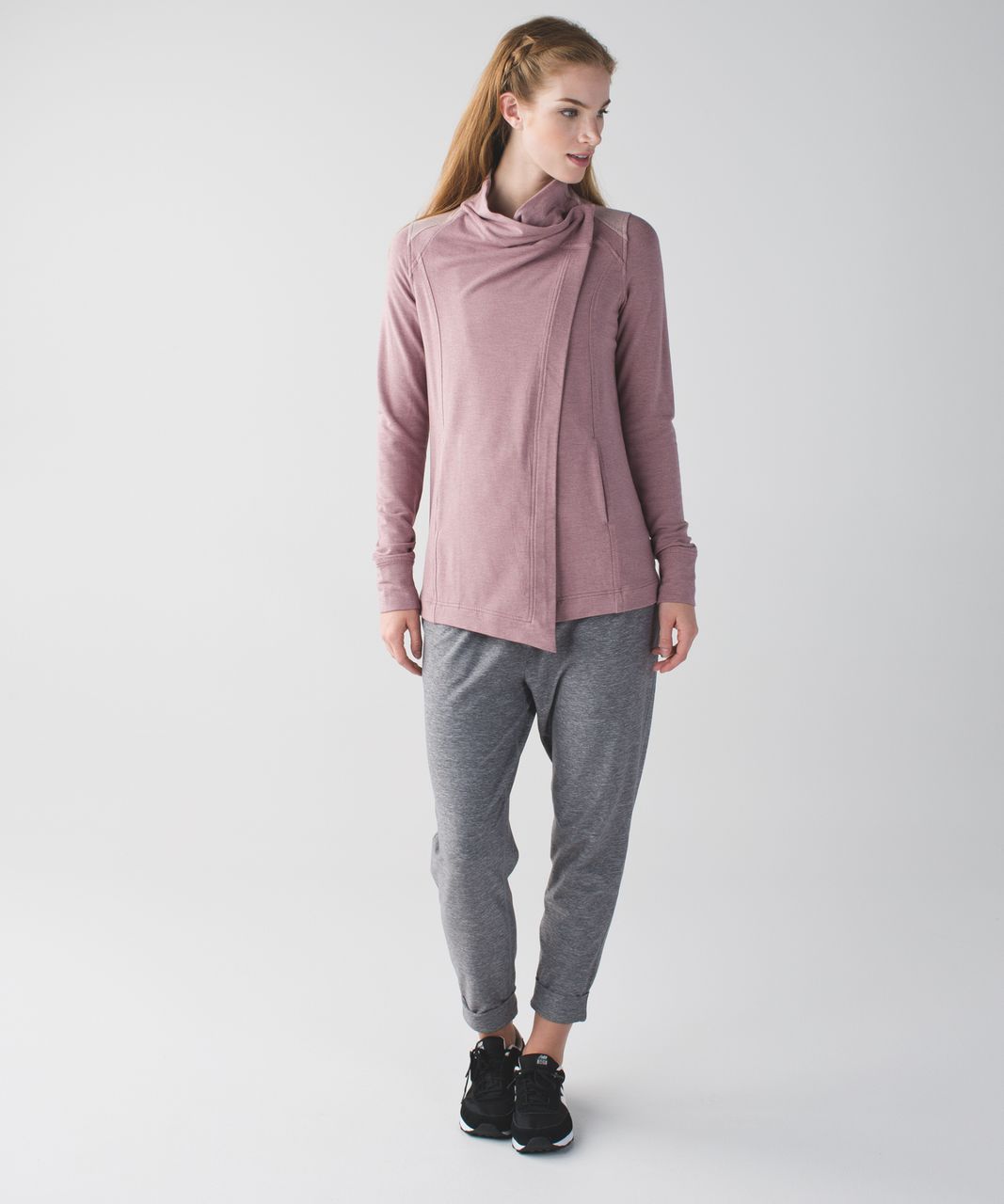 Lululemon Coast Wrap - Heathered Mod Chalky Rose