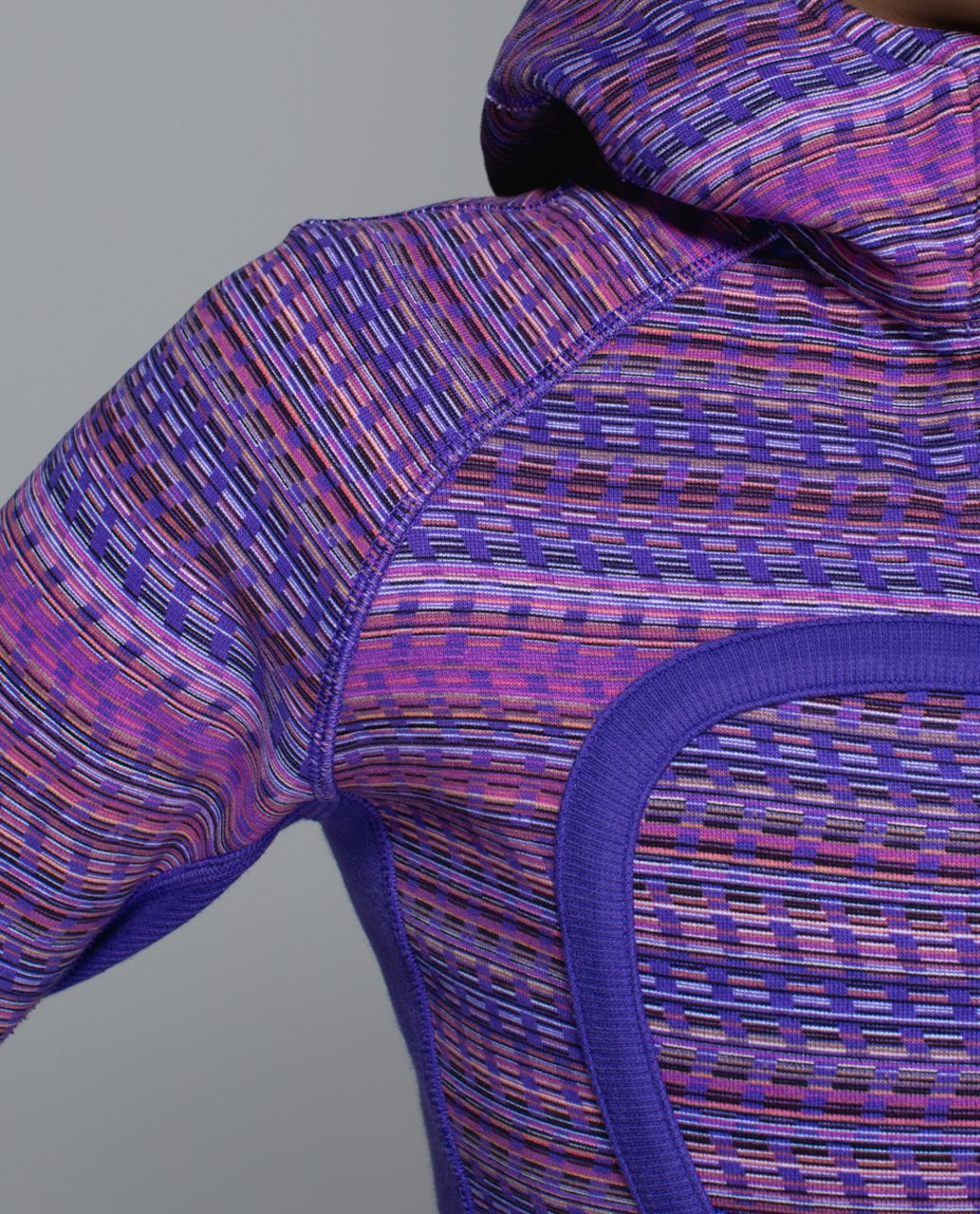 Lululemon Scuba Hoodie II - Space Dye Twist Printed Iris Flower Grapefruit / Iris Flower / Iris Flower