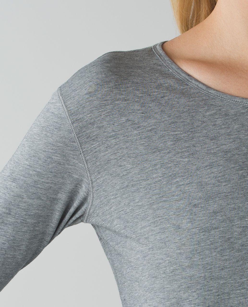 Lululemon Superb Long Sleeve Tee - Heathered Medium Grey