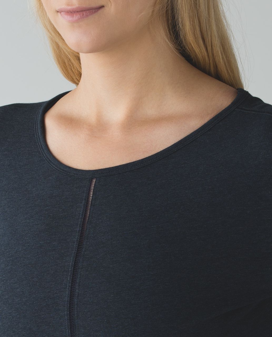 Lululemon Superb Long Sleeve Tee - Heathered Naval Blue