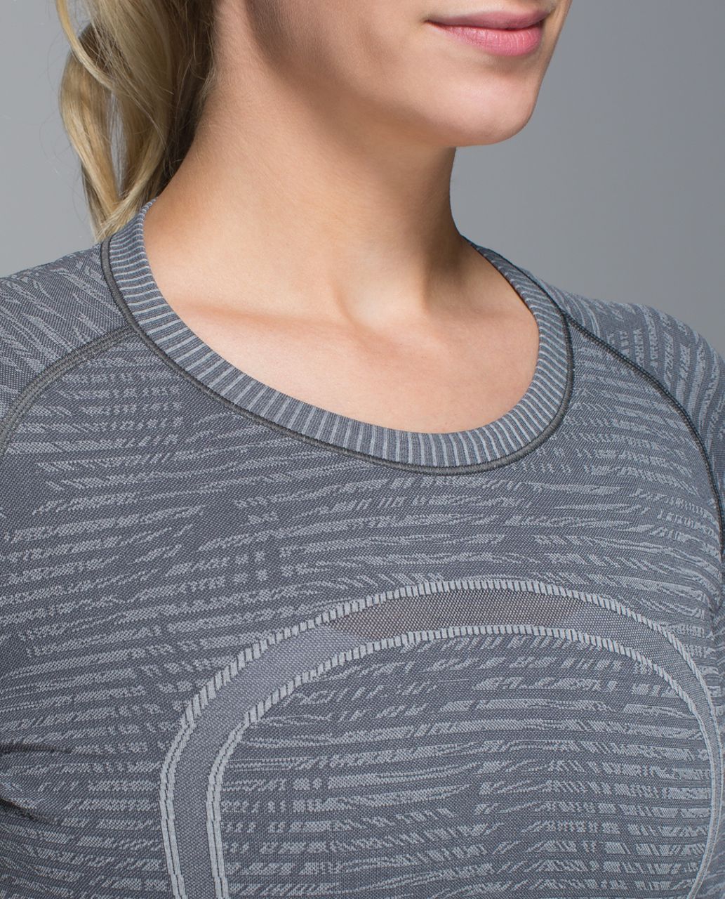 lululemon athletica, Tops, Lululemon Swiftly Tech Long Sleeve In  Heathered Black Size 8