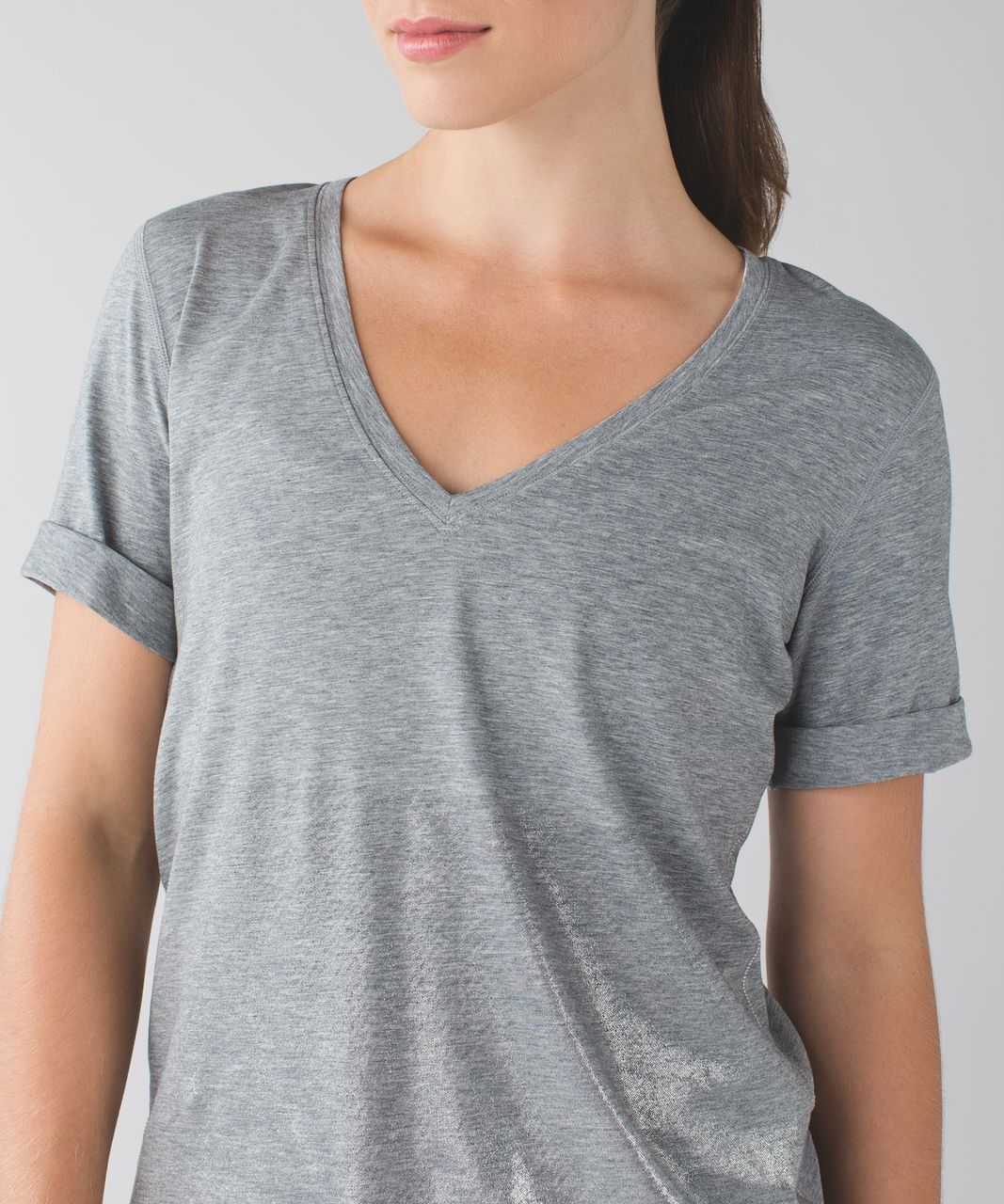 Lululemon Love Tee II - Heathered Medium Grey (Silver)