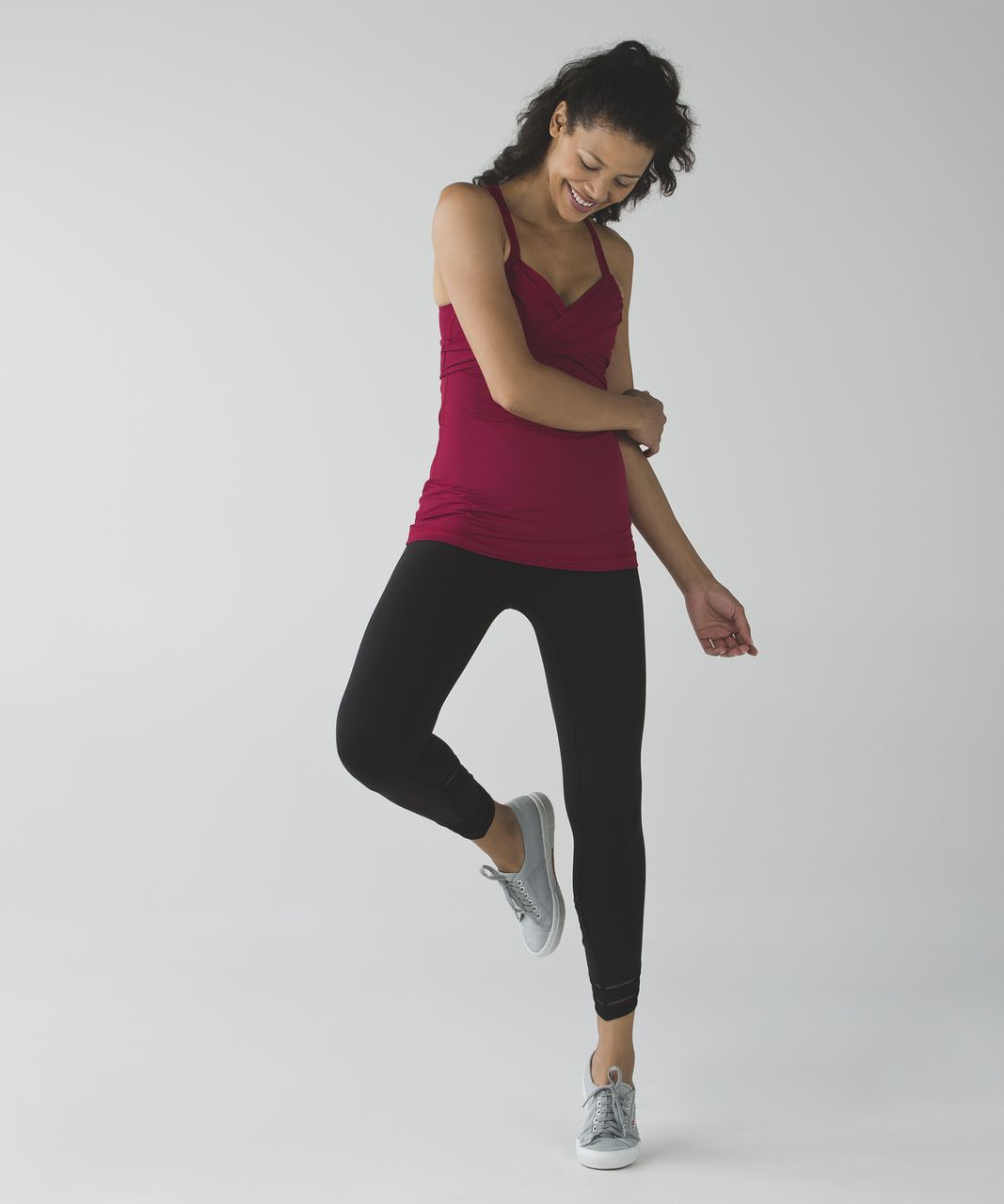 Lululemon Wrap It Up Tank - Cranberry