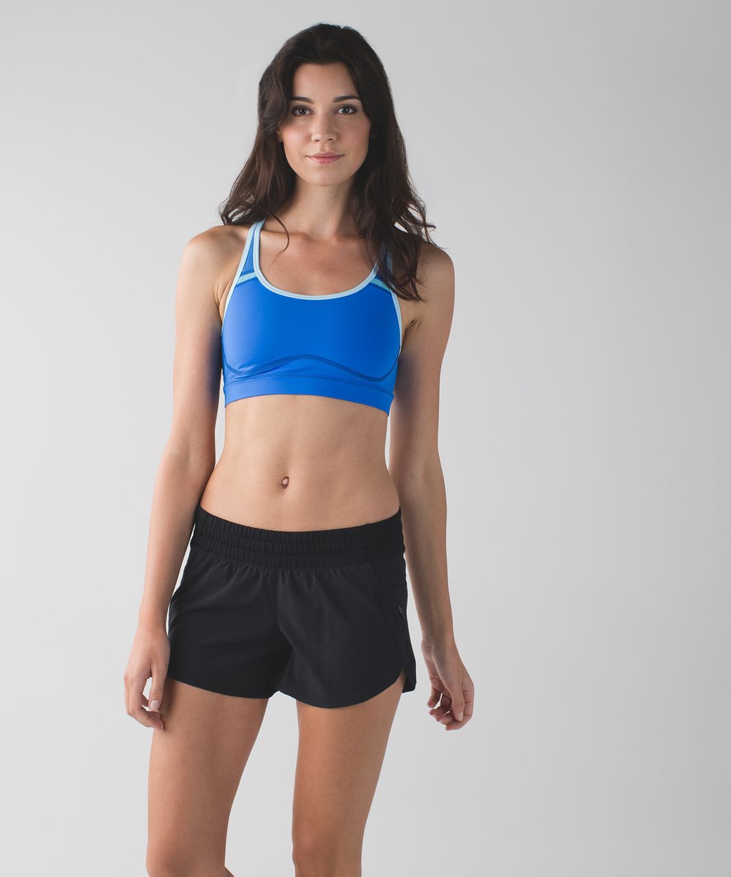 Lululemon Sweaty Or Not Bra II - Pipe Dream Blue / Caspian Blue