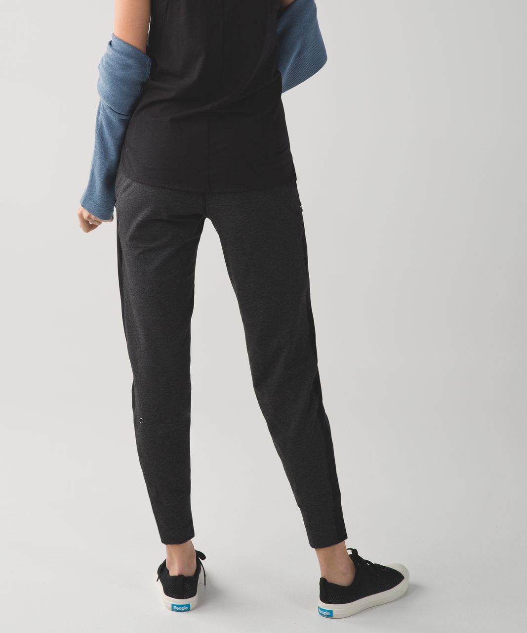 Lululemon Bolt Sweatpant - Heathered Black / Black