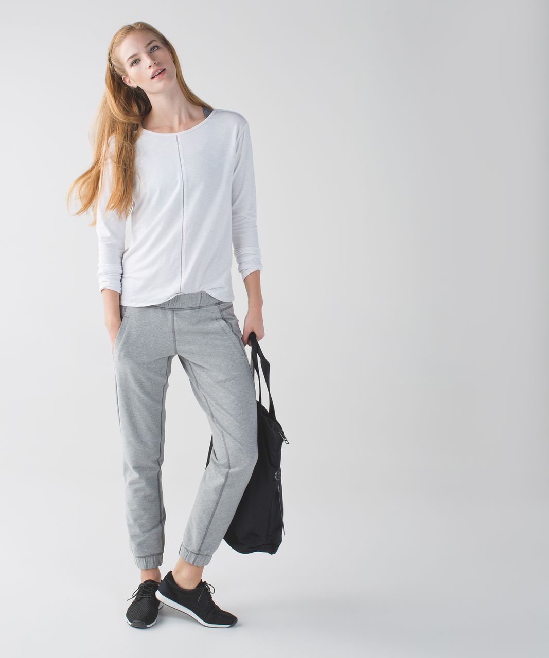 Lululemon Sattva Pant II - Heathered Medium Grey