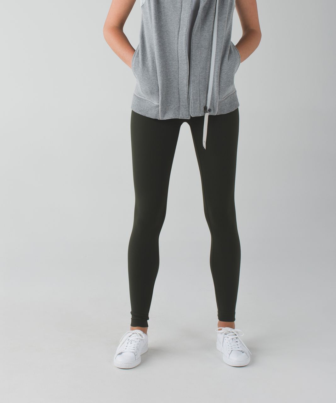 Lululemon Wunder Under Pant III - Line Up White Black - lulu fanatics