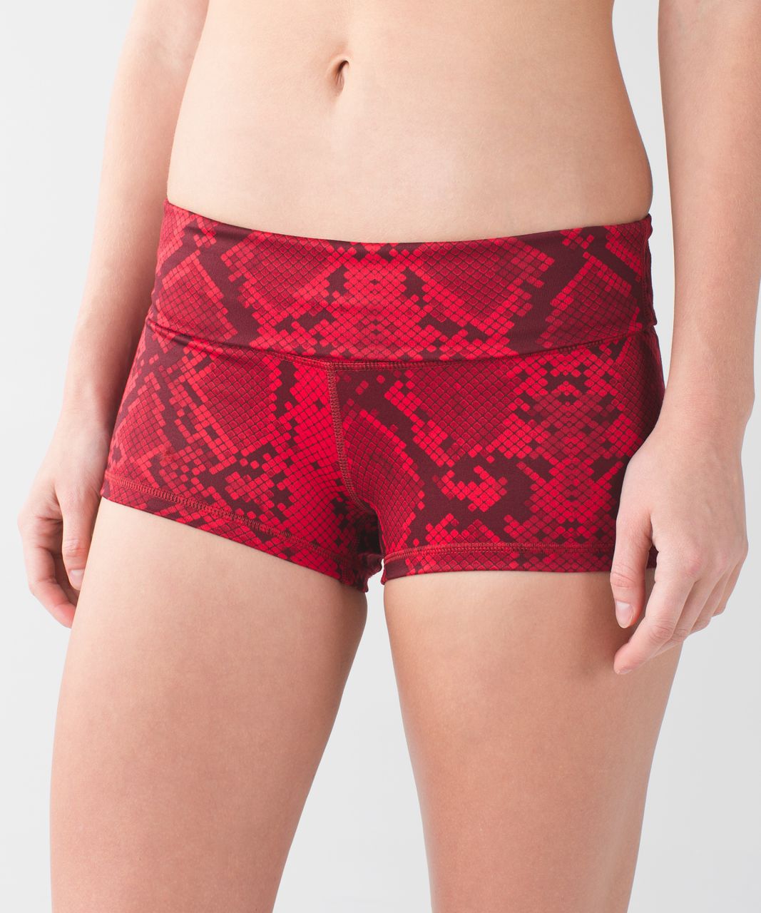 Lululemon Boogie Short (Roll Down) - Ziggy Snake Red Tide Cranberry